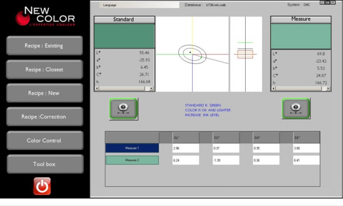 Phần mềm xây dựng MÀU MỚI sử dụng máy đo màu Phần mềm so màu